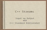 C++ Streams