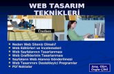 WEB TASARIM TEKNİKLERİ