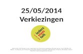 25/05/2014 Verkiezingen