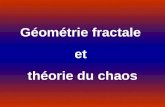 Géométrie fractale  et  théorie du chaos