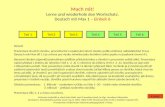 Mach mit! Lerne und wiederhole den Wortschatz. Deutsch mit Max 1 –  Einheit 6