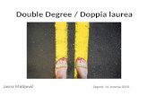 Double Degree  /  Doppia laurea