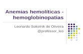 Anemias hemol íticas - hemoglobinopatias