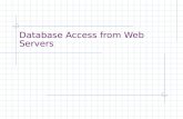 Database Access from Web Servers