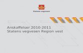 Anskaffelser 2010-2011 Statens vegvesen Region vest