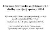Občania Slovenska a elektronické služby verejnej správy 2004