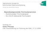 Basiskomponente Formularservice -  Kommunaler Formularpool -  EU-DLR-relevante Formulare