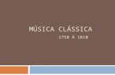 Música clássica 1750 À 1810