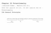 Chapter  23  Potentiometry J.Willard  Gibbs → Nernst( 실제로 개발 )