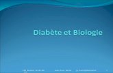 Diabète et Biologie