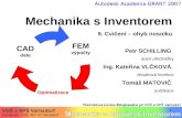 Mechanika s Inventorem 9. Cvičení – ohyb nosníku