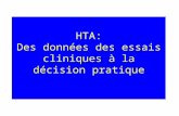 HTA: Des données des essais cliniques à la décision pratique