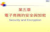 第五章  電子商務的安全與加密 Security and Encryption