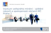 Výzkum veřejného mínění – zjištění názorů a spokojenosti občanů MČ Praha 7