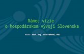Rámec vízie  o hospodárskom vývoji Slovenska