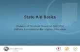 State Aid Basics Division of Student Financial Aid (SFA) Indiana Commission for Higher Education