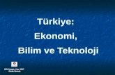 Türkiye:  Ekonomi,    Bilim ve Teknoloji