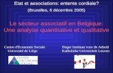 Etat et associations: entente cordiale? (Bruxelles, 6 décembre 2005)