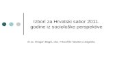 Izbori za Hrvatski sabor 2011. godine iz sociološke perspektive
