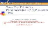 Tema 2b - Etiquetas Personalizadas JSP (JSP Custom Tags)