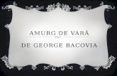 AMURG DE  VARĂ de  George Bacovia