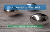 15. Density  of Steel Ball