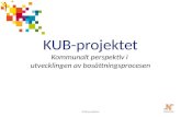KUB-projektet Kommunalt perspektiv i  utvecklingen av  bosättningsprocesen