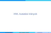 XML kutatási irányok