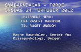 SMÅBARNDAGAR – FØRDE ONSDAG 24. OKTOBER 2012