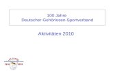 100 Jahre  Deutscher Gehörlosen-Sportverband