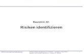 Baustein 22: Risiken identifizieren