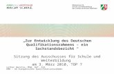 Lothar Herstix, MSW, Ref. 312 KMK - AG Europäischer Qualifikationsrahmen
