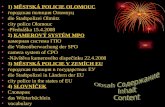 1)  MĚSTSKÁ POLICIE OLOMOUC городскaя полиция Oлoмoyц die Stadtpolizei Olmütz city police Olomouc