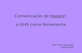 Comunicação de  Hazard  : o GHS como ferramenta