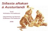 Texti Þórhallur Þorvaldsson Uppsetning og hönnun Guðmann Þorvaldsson 2006