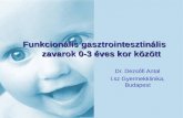 Funkcionális  gasztrointesztinális  zavarok 0-3 éves kor között