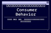 พฤติกรรมผู้บริโภค Consumer Behavior