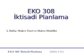EKO 308 İktisadi Planlama