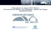 Mecanismo de Apoyo ONU-México Prevención del Delito, Uso Indebido y Abuso de Drogas AD/MEX/03/H32