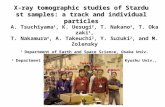 X-ray tomographic studies of Stardust samples: a track and individual particles