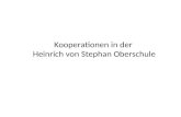 Kooperationen in der  Heinrich von Stephan Oberschule