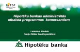 Hipotēku bankas administrētās atbalsta programmas  komersantiem