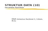 STRUKTUR DATA (10) recursive function