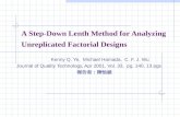 A Step-Down Lenth Method for Analyzing Unreplicated Factorial Designs