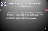 Demokratyczna Unia Kobiet  w Gdańsku