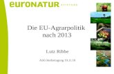 Die EU-Agrarpolitik  nach 2013