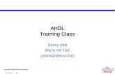 AHDL Training Class