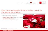 Das Internationale Rotkreuz-Netzwerk in Katastrophenfällen