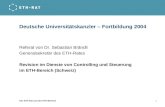 Deutsche Universitätskanzler – Fortbildung 2004