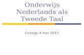 Onderwijs Nederlands als Tweede Taal
